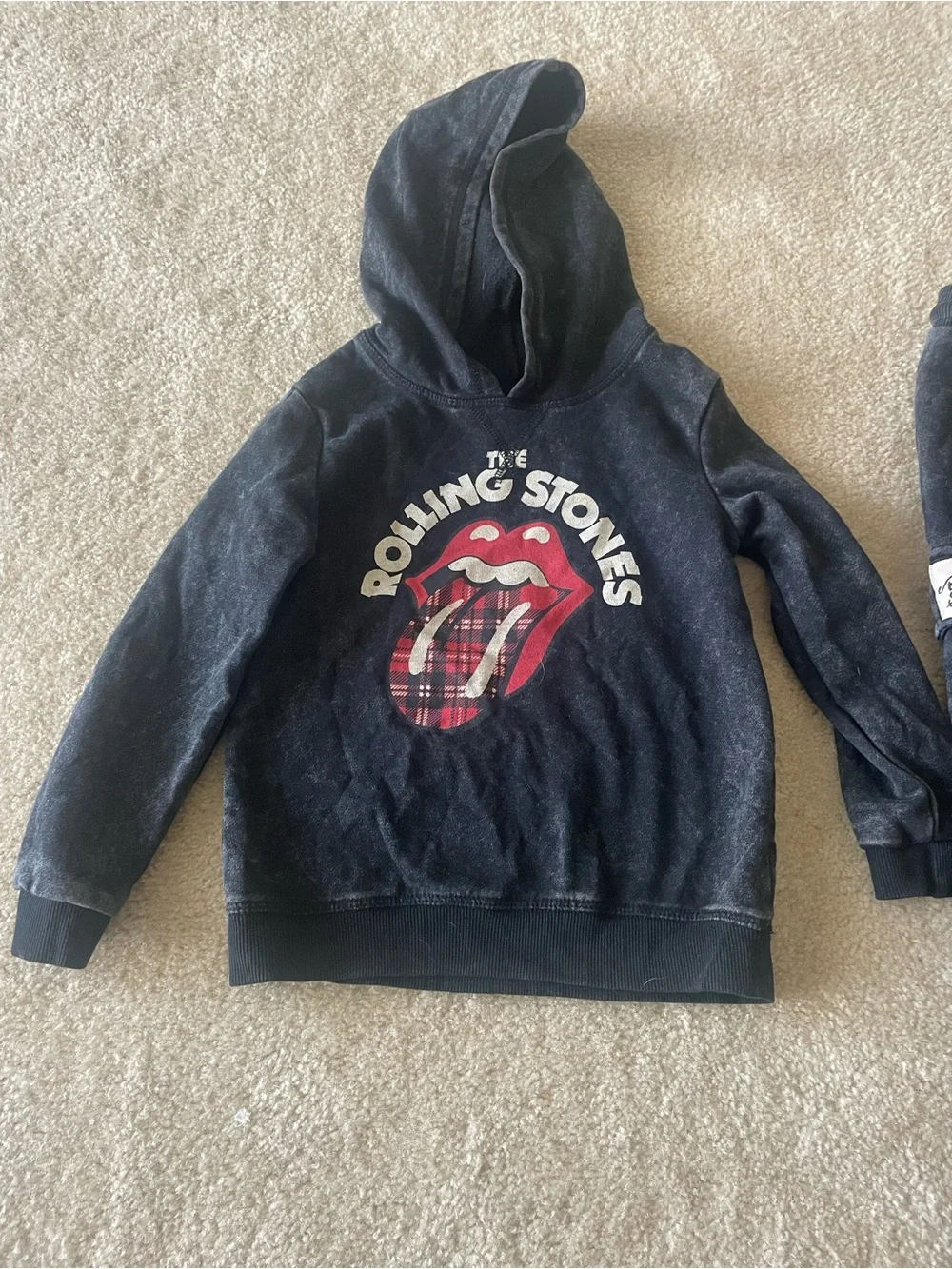the Rolling Stones red top fabric